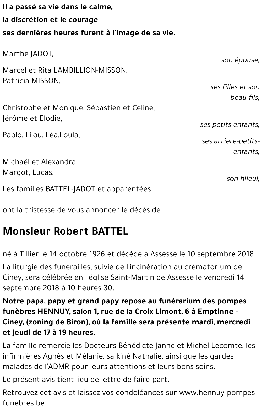 Robert BATTEL