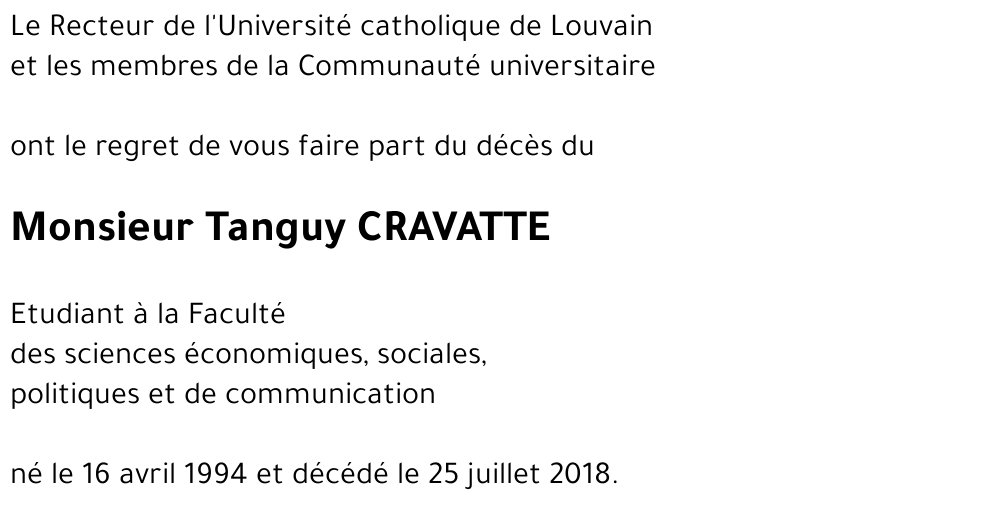 Tanguy CRAVATTE