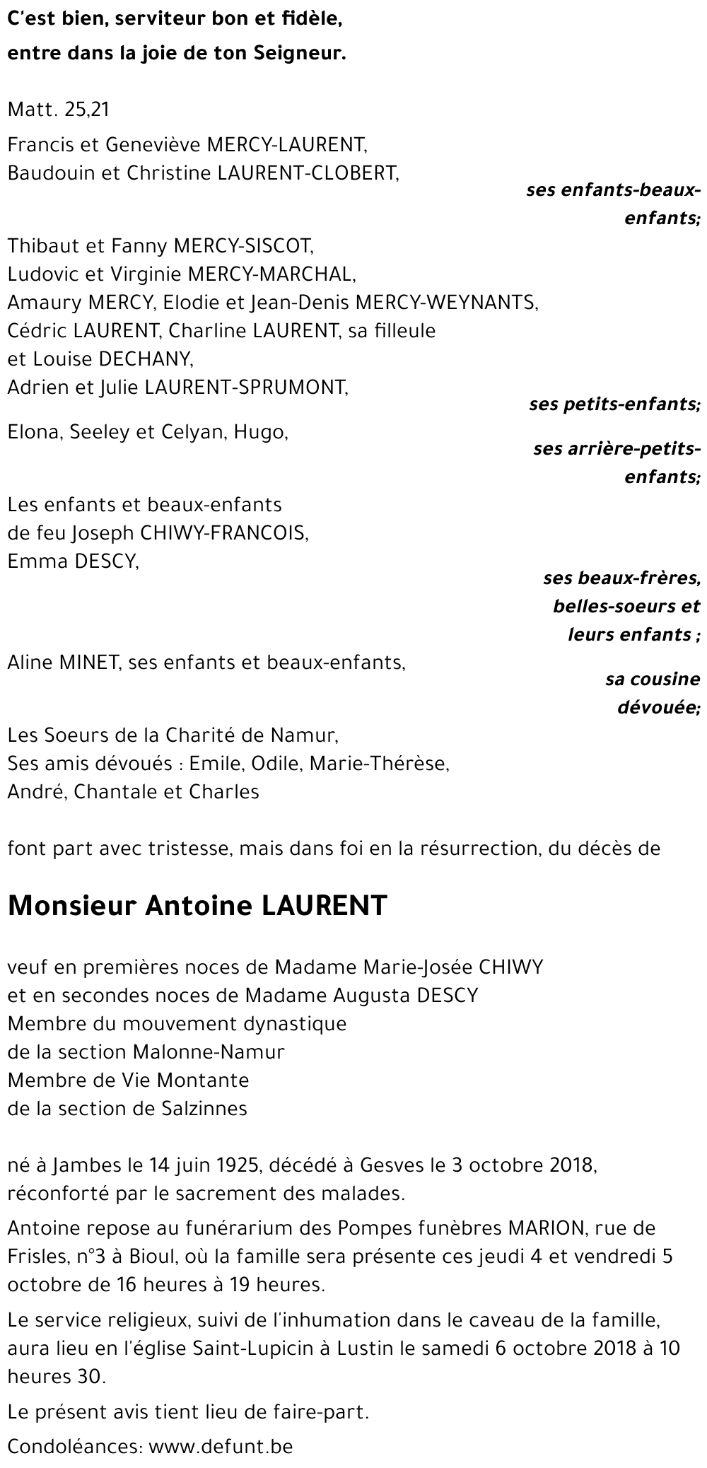 Antoine LAURENT