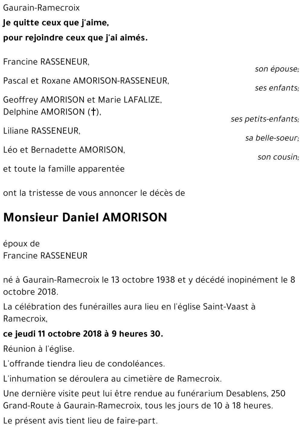 Daniel AMORISON