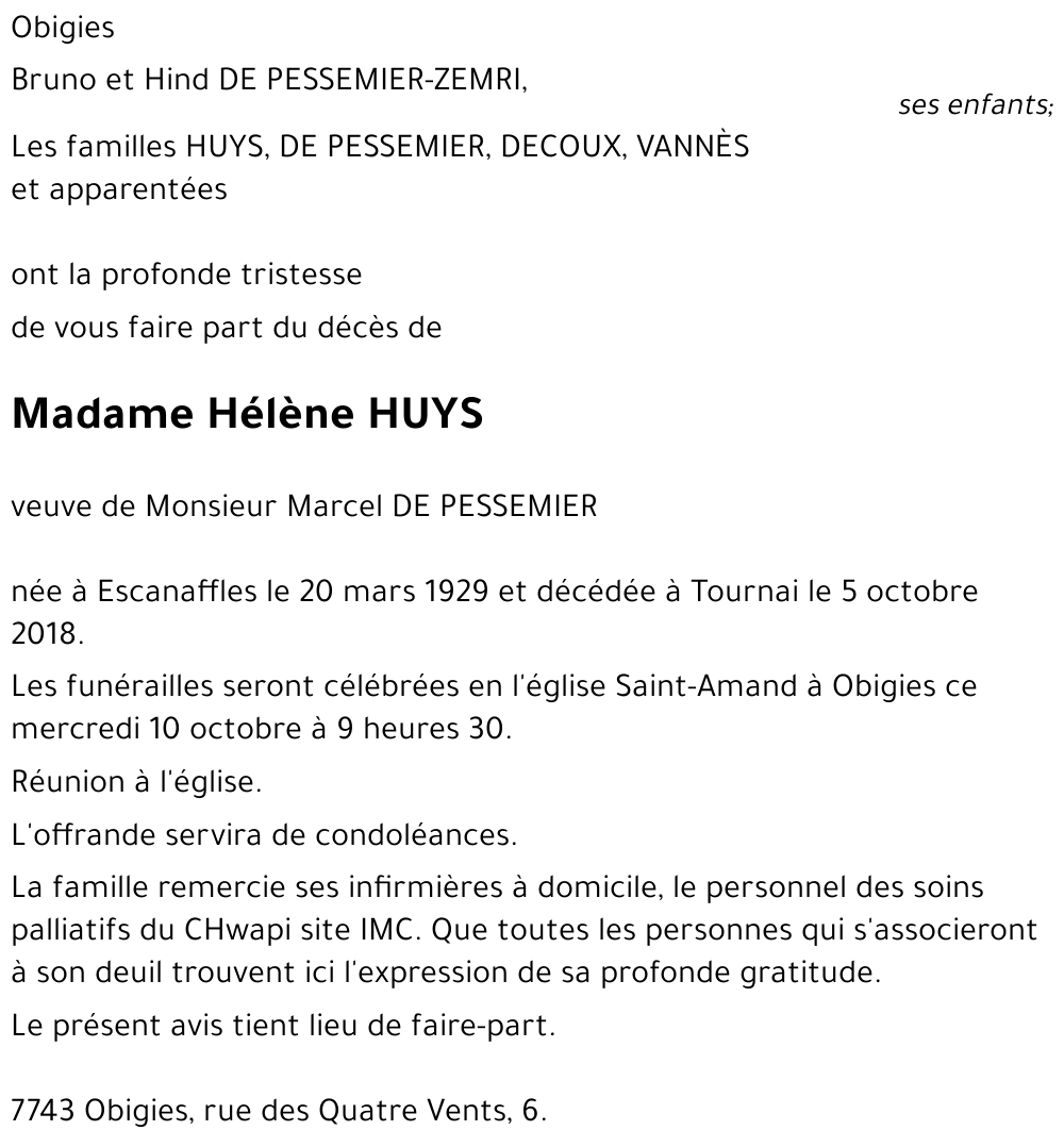 Hélène HUYS