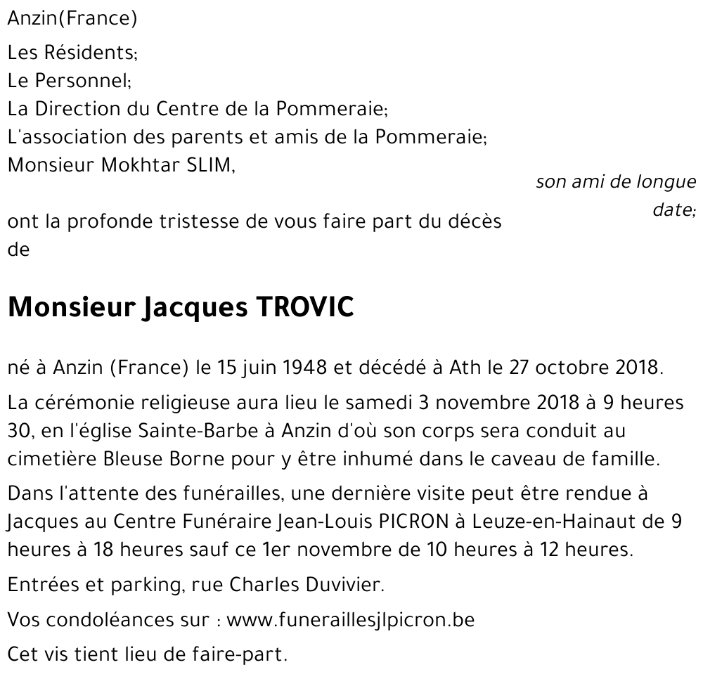 Jacques TROVIC