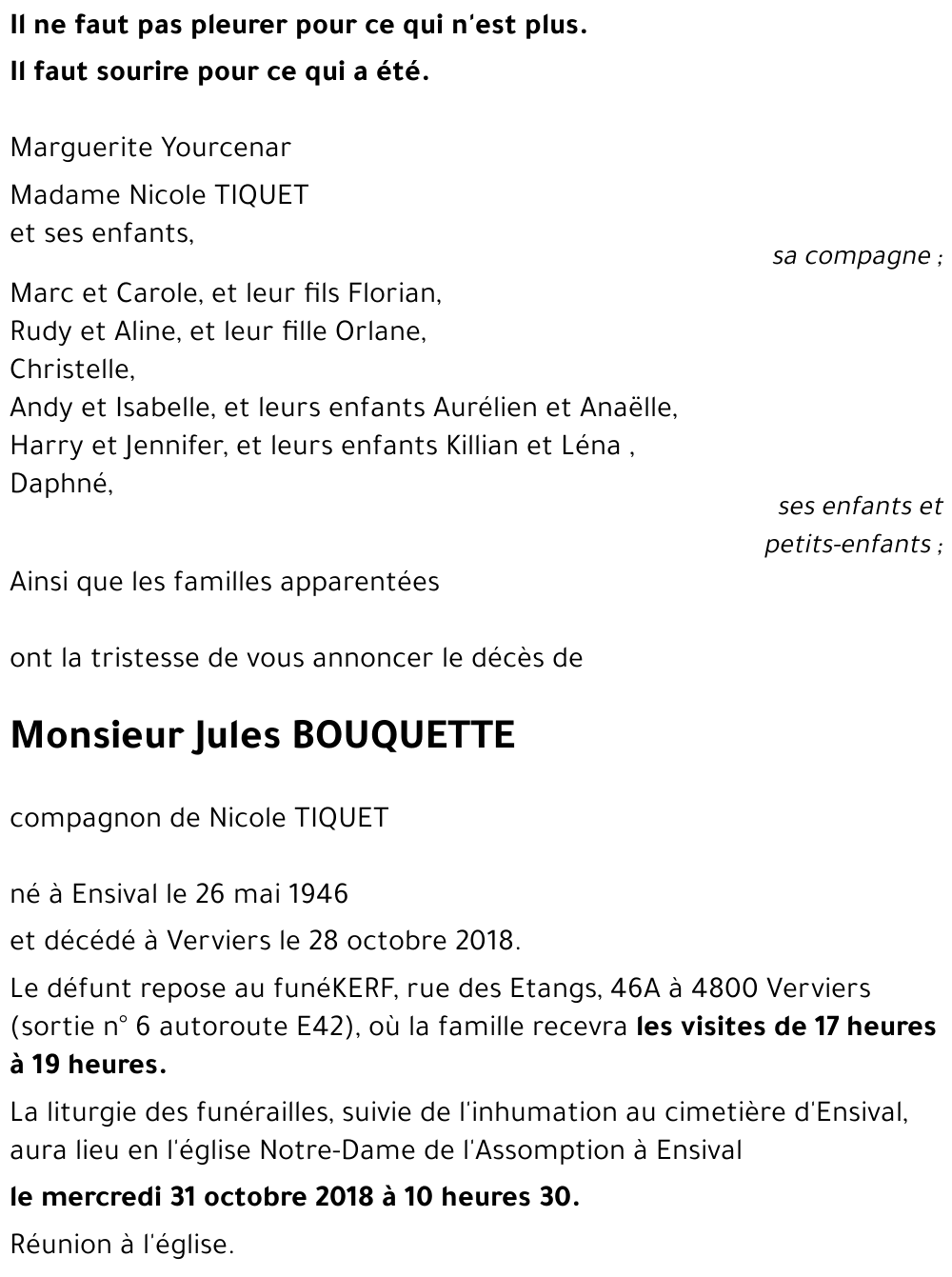 Jules BOUQUETTE