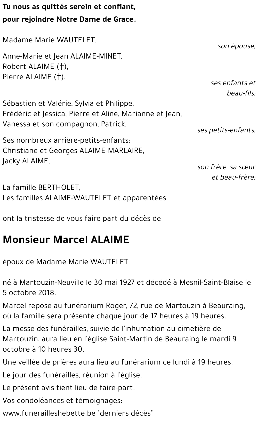 Marcel ALAIME