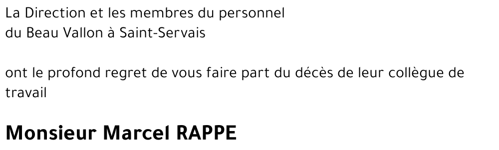 Marcel RAPPE