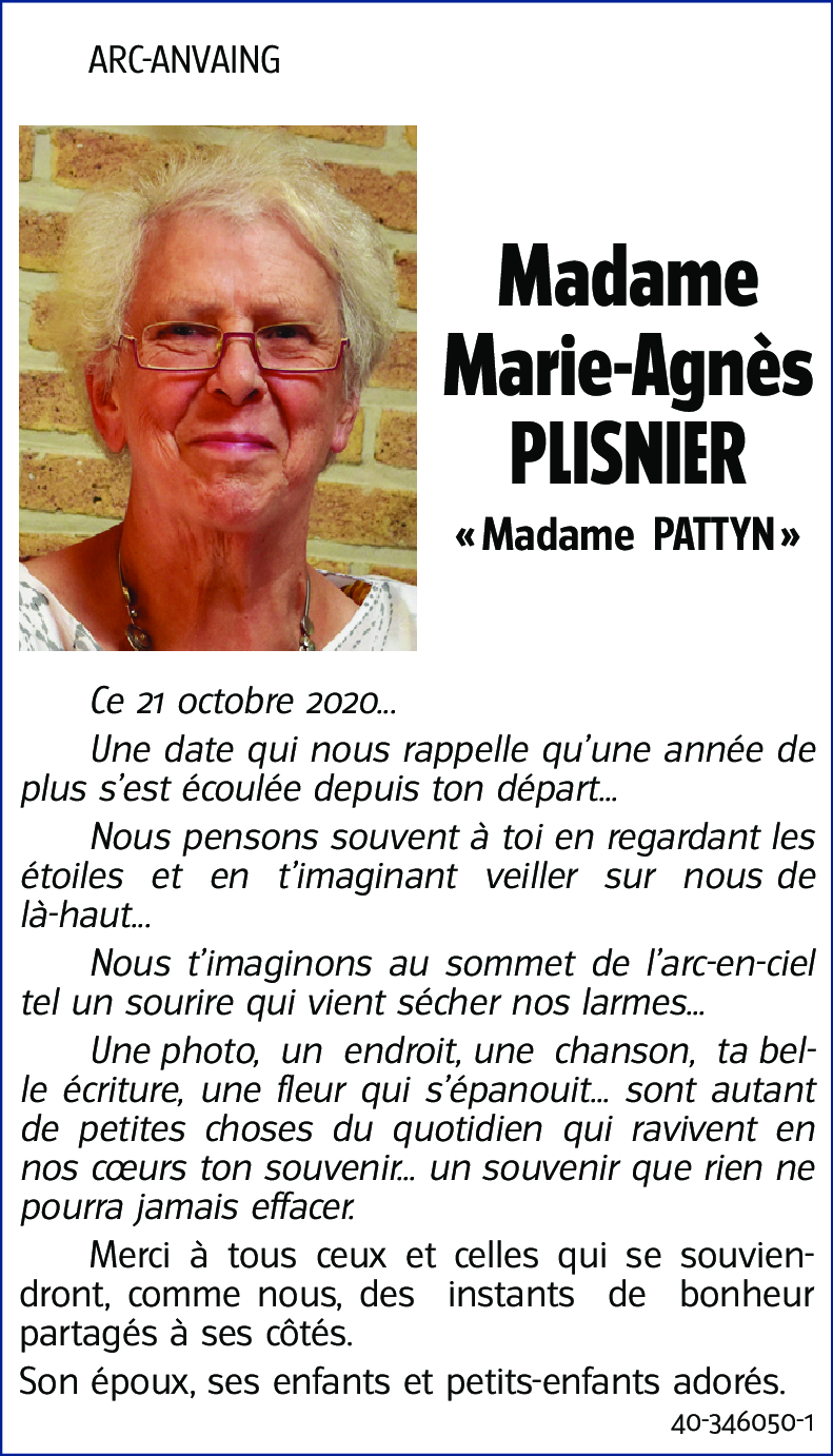 Marie-Agnès PLISNIER