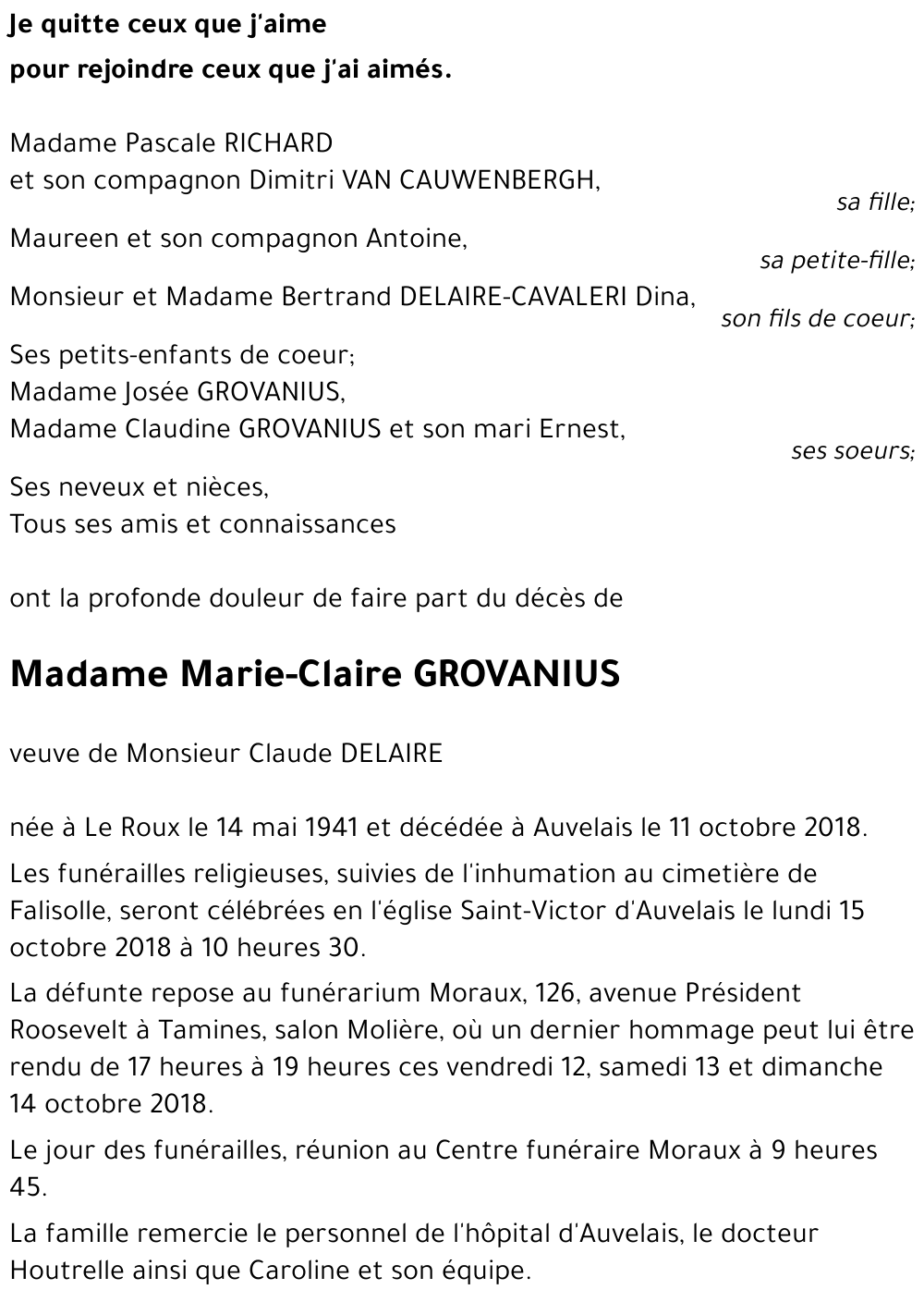 Marie-Claire GROVANIUS