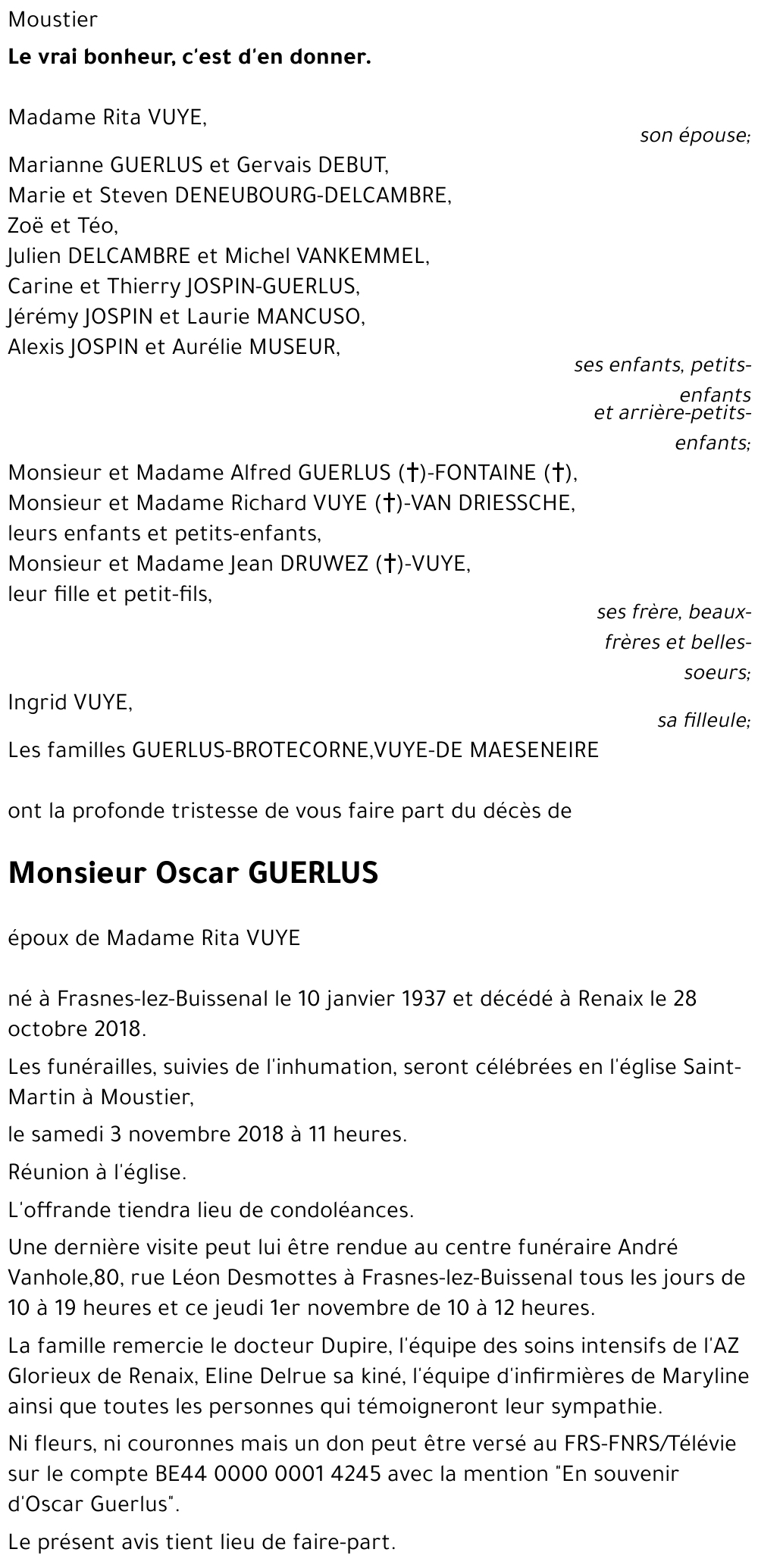 Oscar GUERLUS