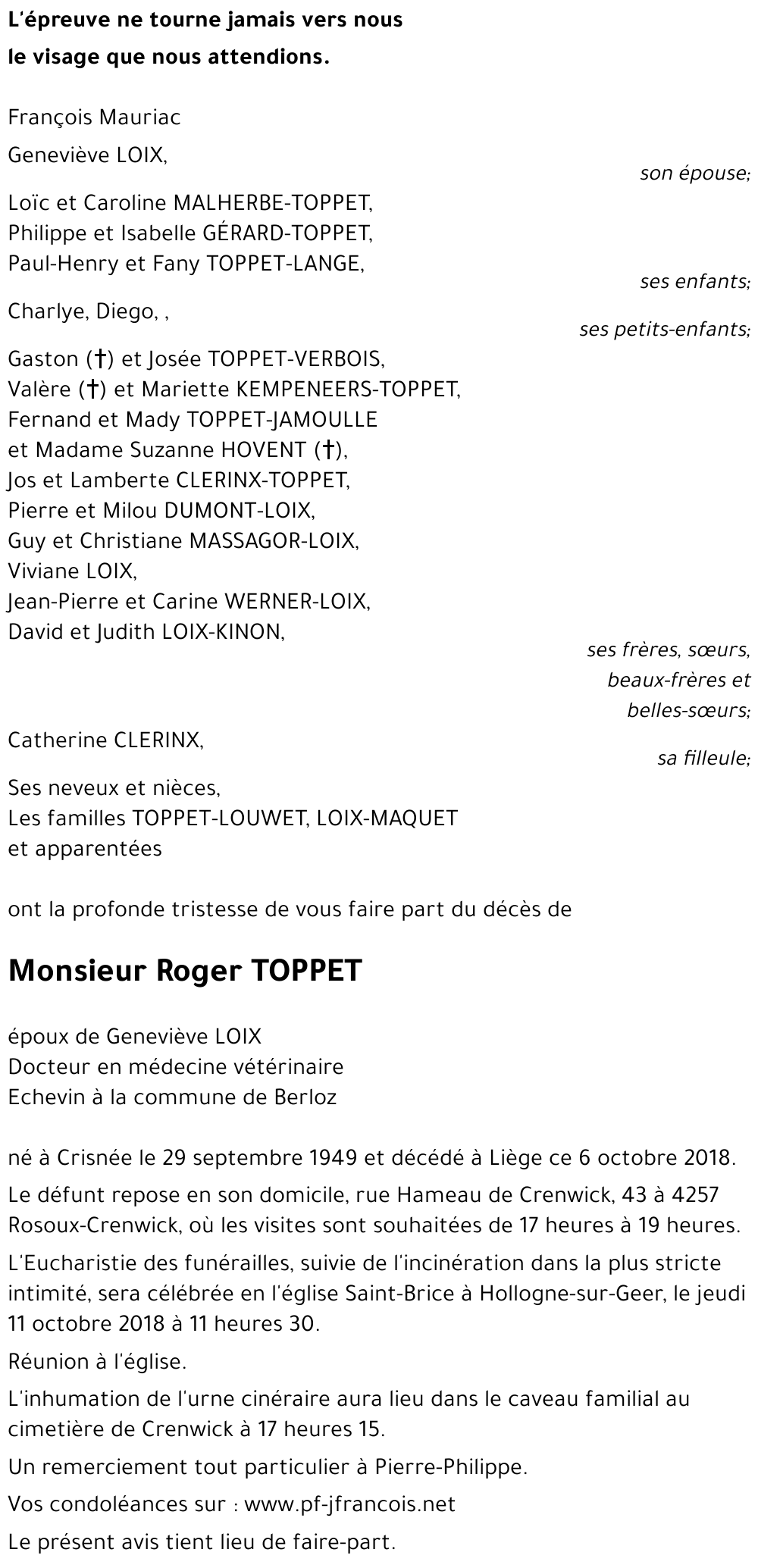 Roger TOPPET