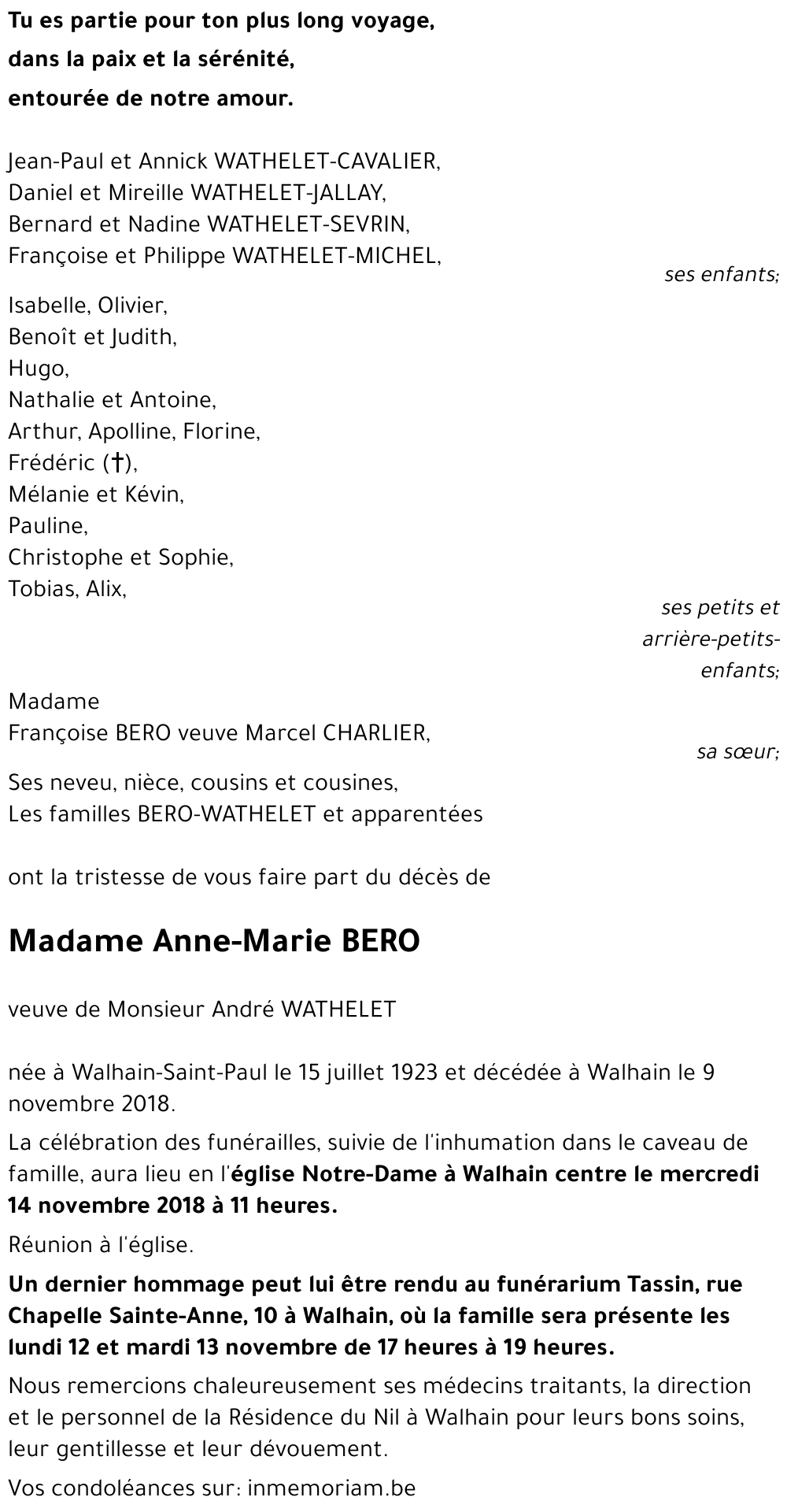 Anne-Marie BERO