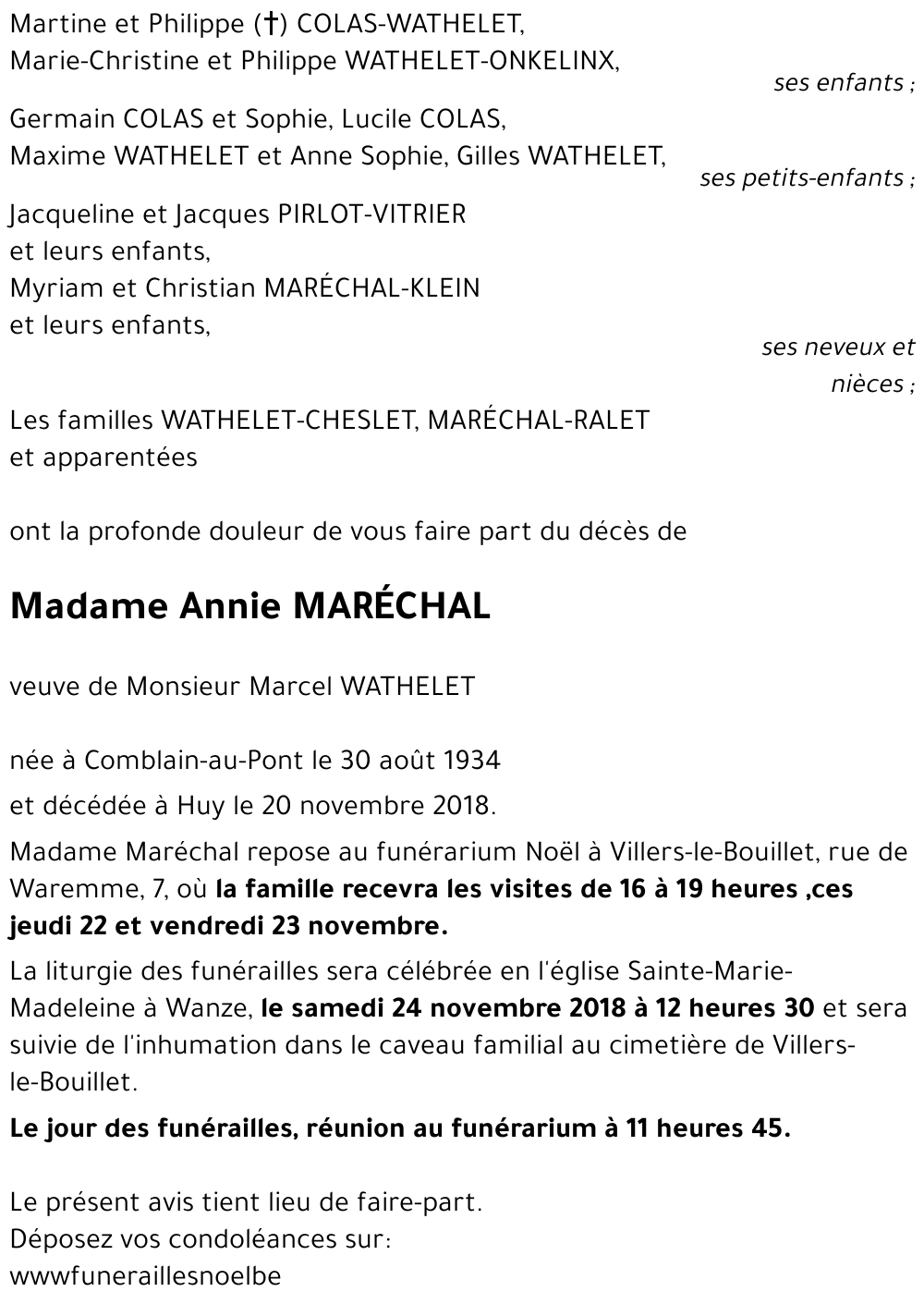 Annie MARECHAL