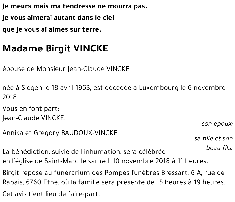 Birgit VINCKE 