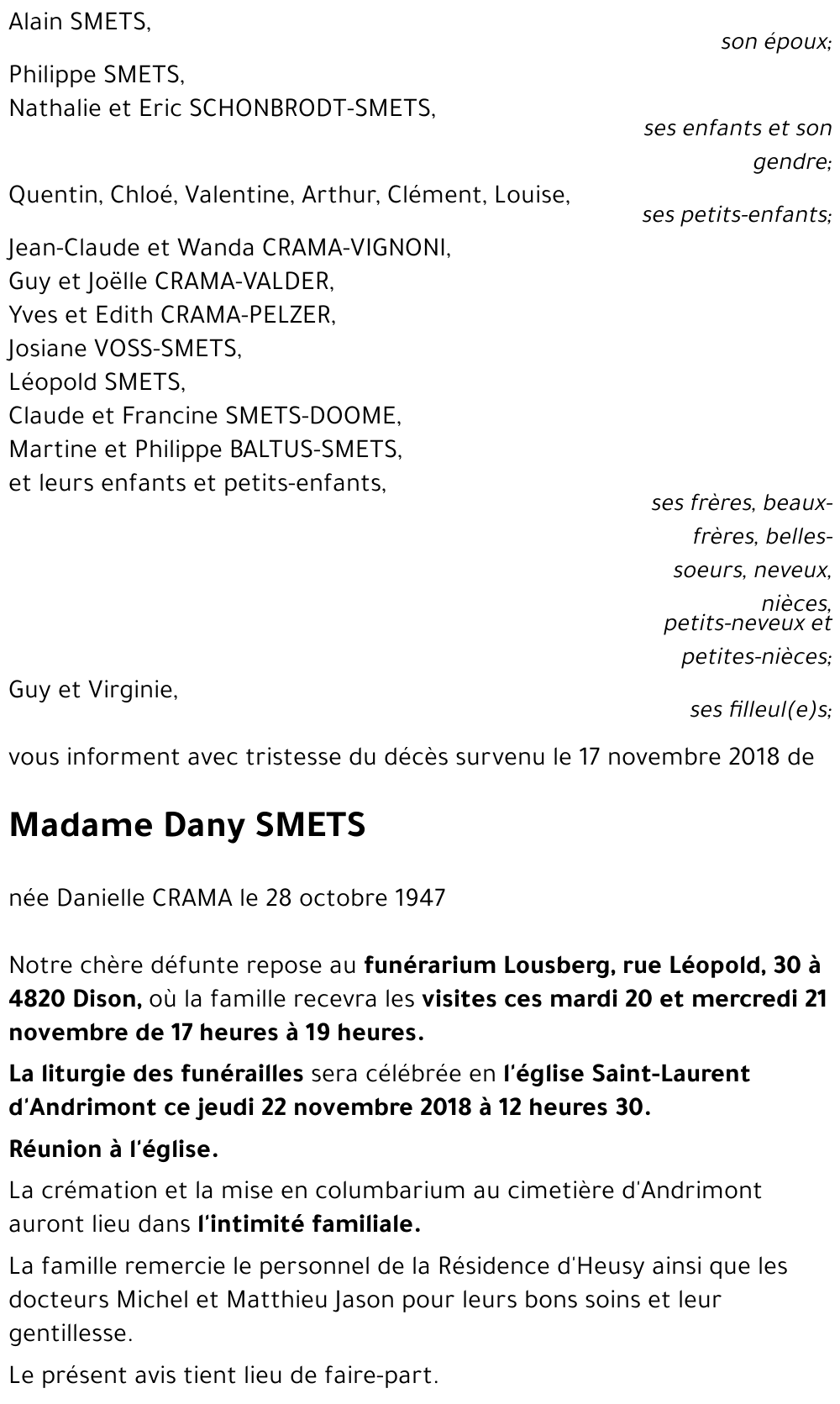 Dany CRAMA
