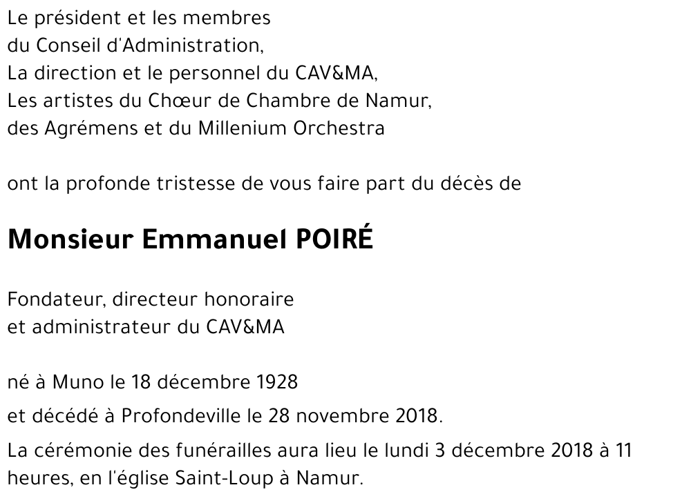 Emmanuel POIRE