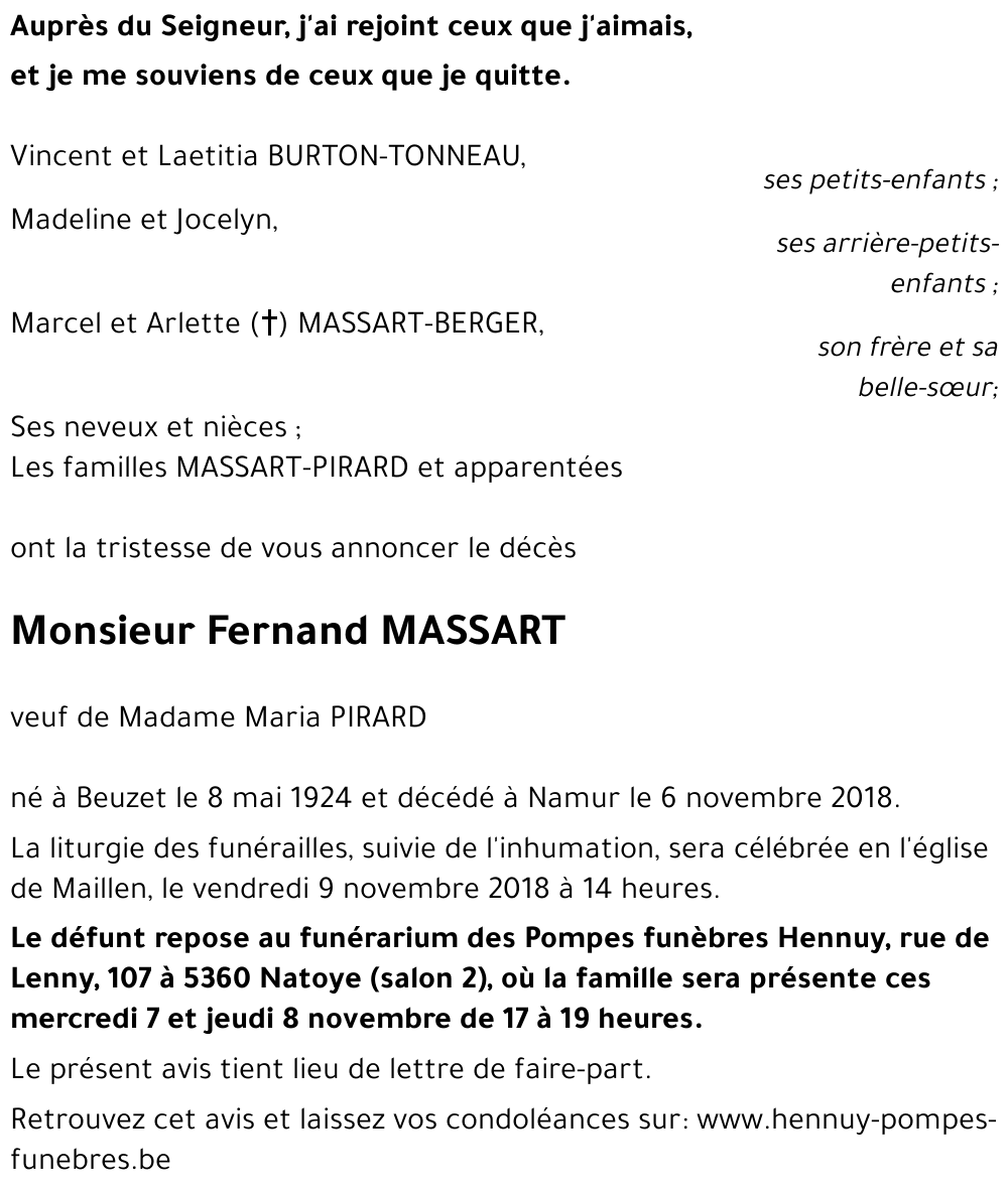 Fernand MASSART