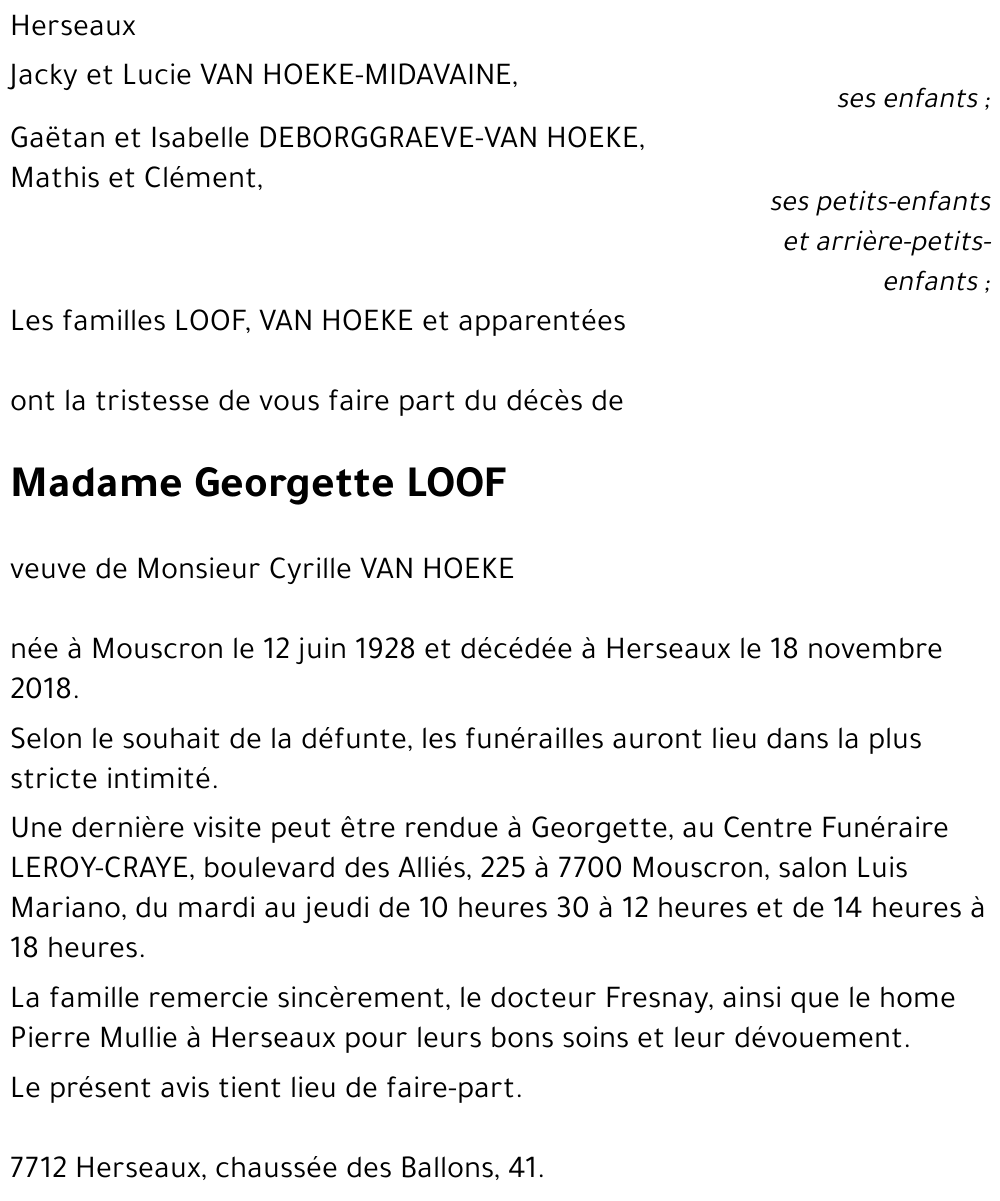 Georgette LOOF