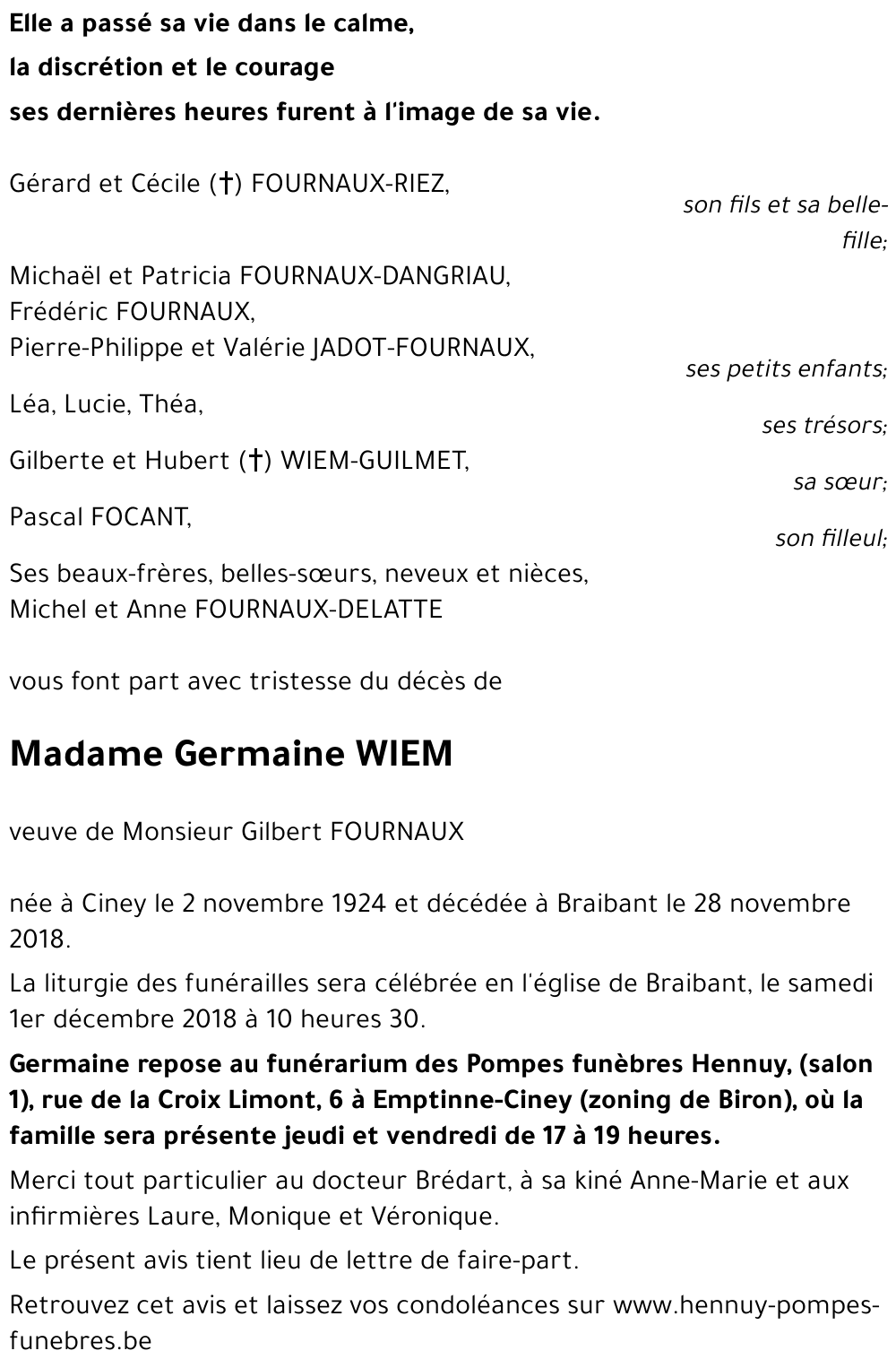 Germaine WIEM