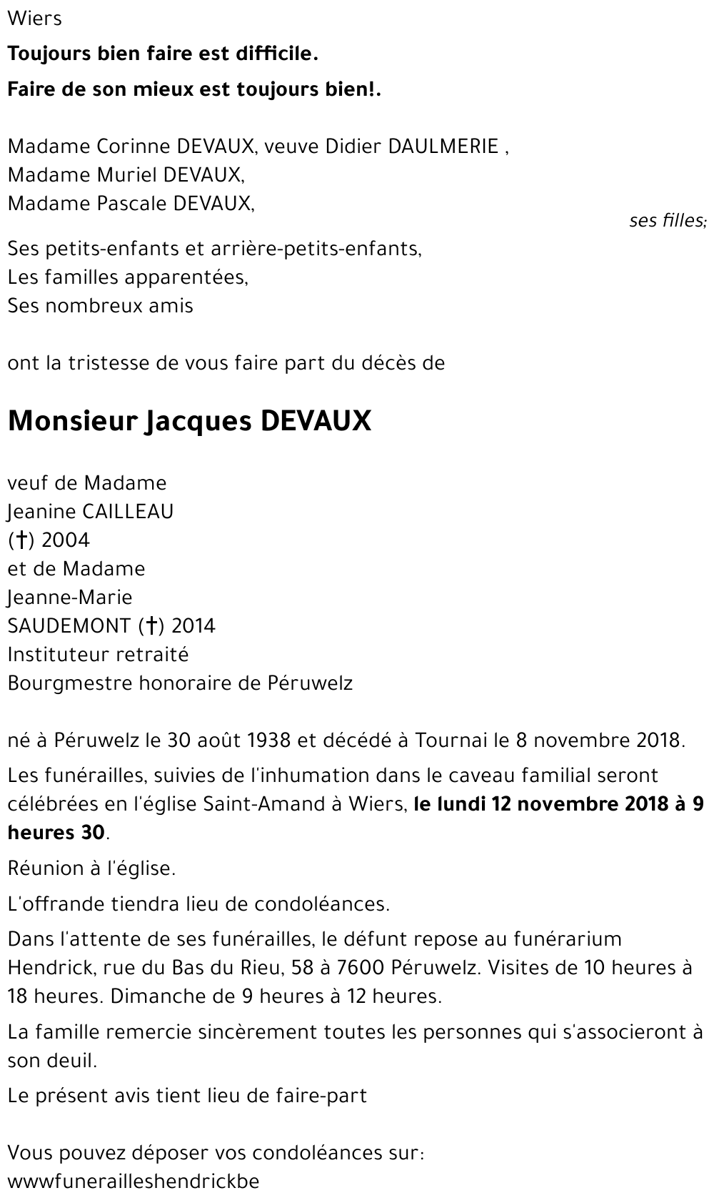Jacques DEVAUX