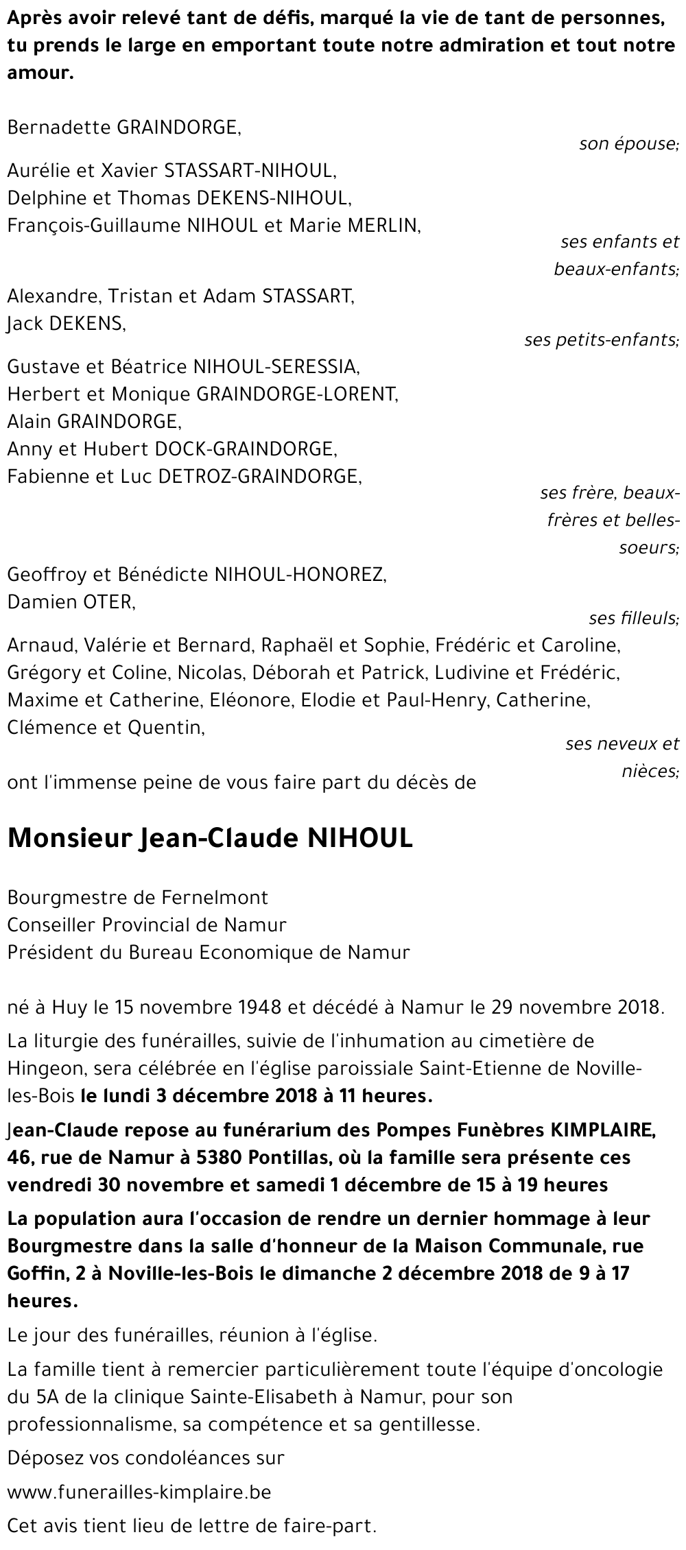 Jean-Claude NIHOUL