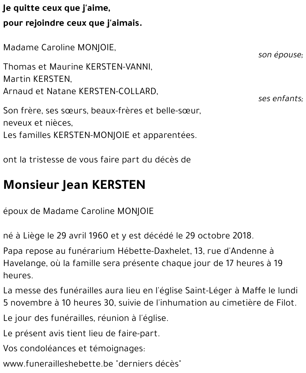 Jean KERSTEN