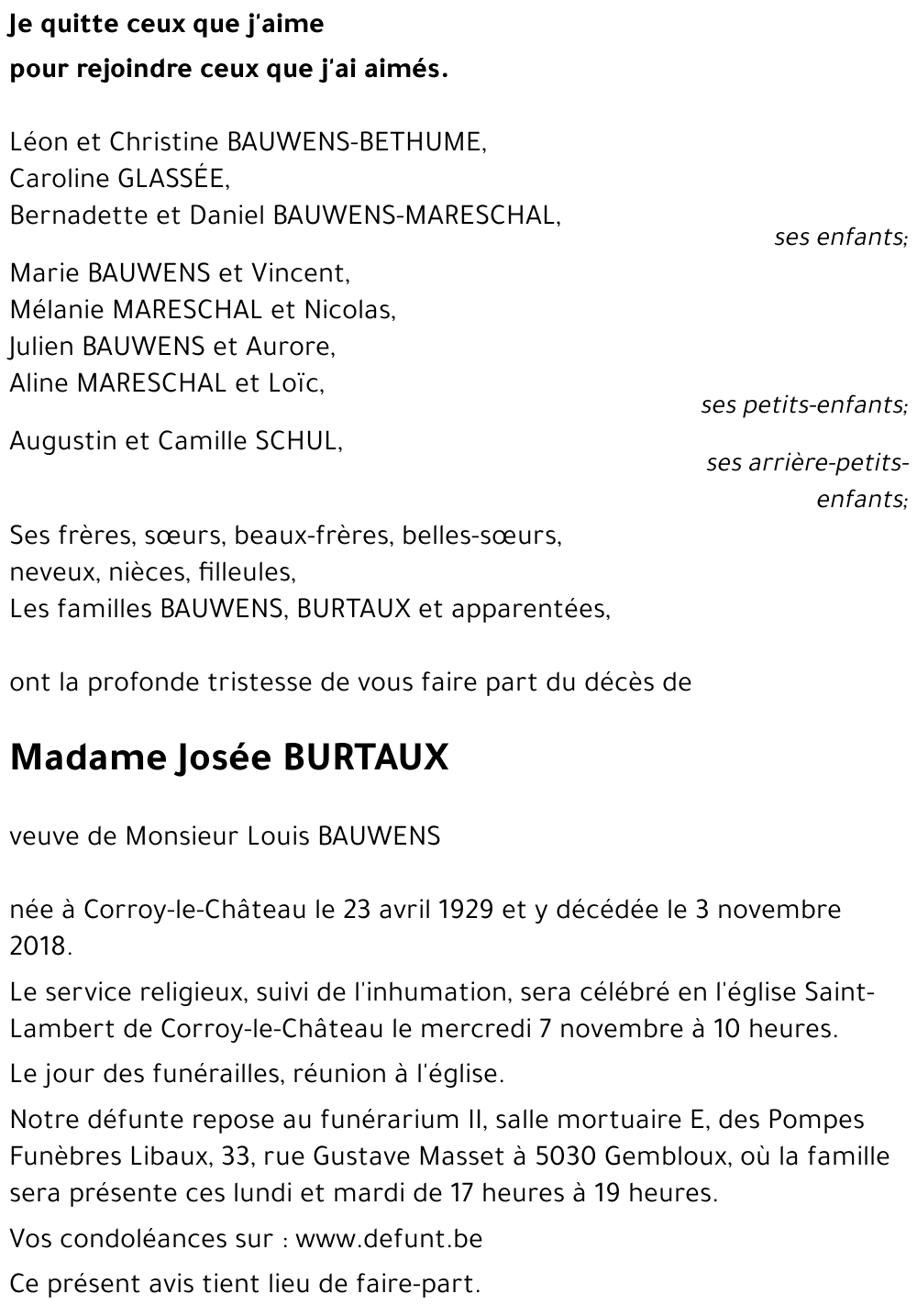 Josée BURTAUX