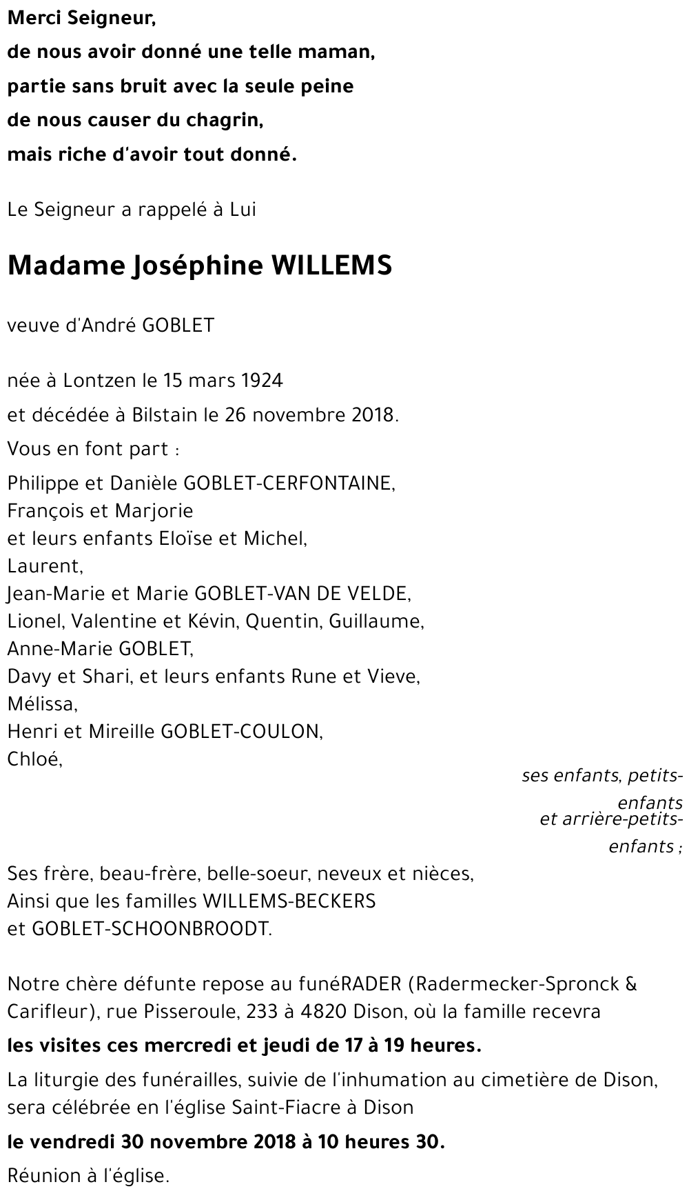 Joséphine WILLEMS