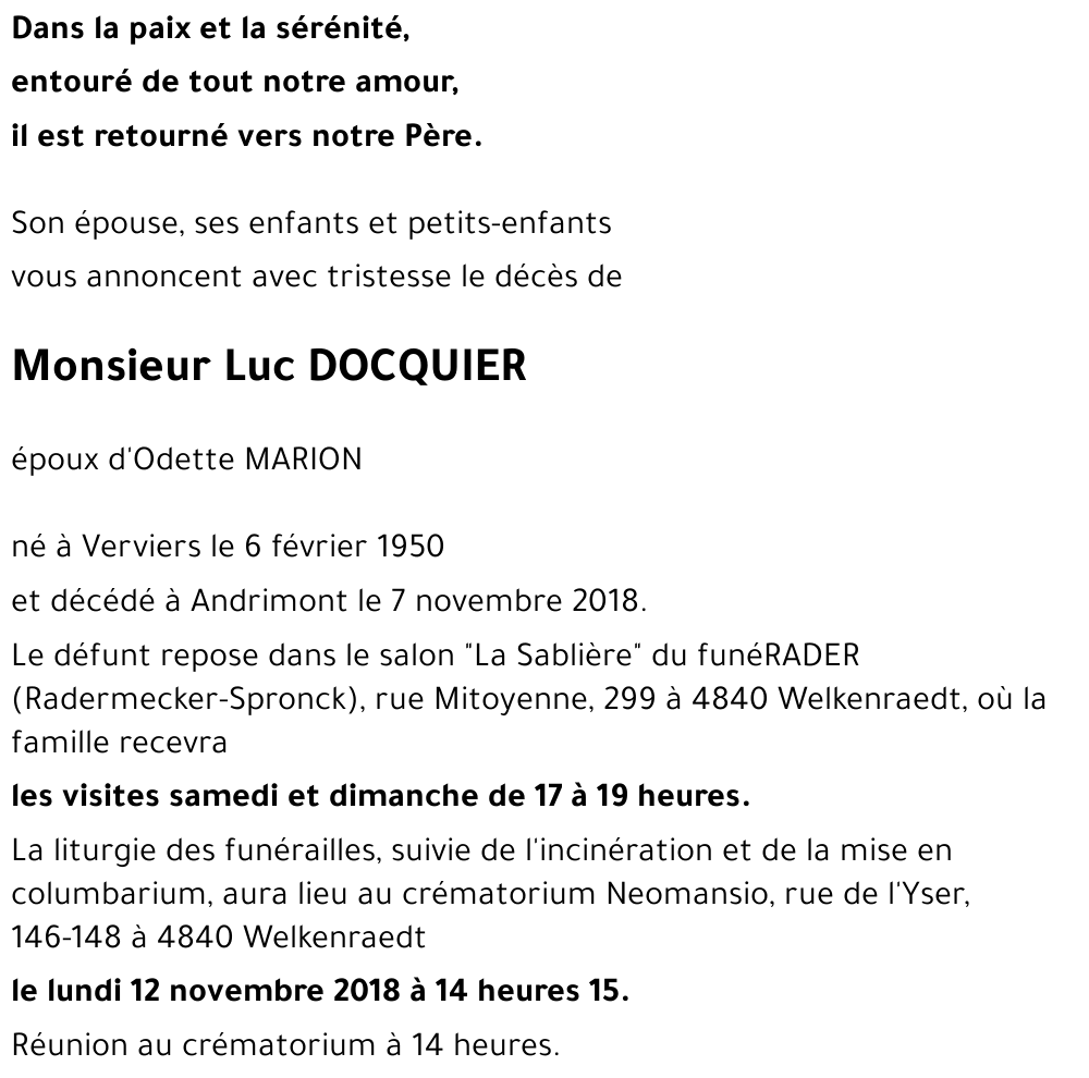 Luc DOCQUIER