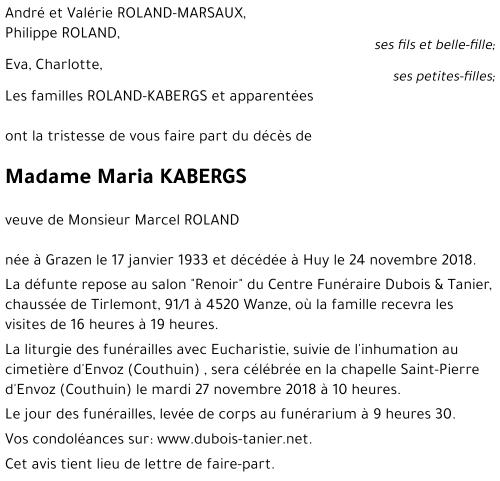 Maria KABERGS