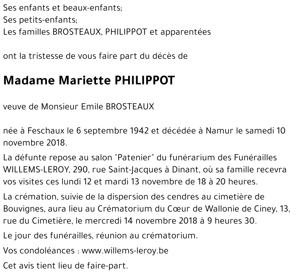 Mariette PHILIPPOT