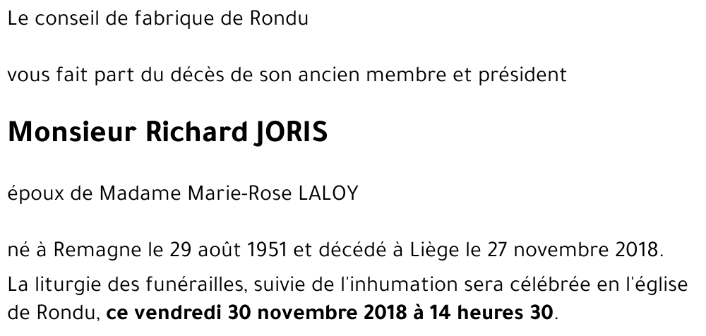 Richard JORIS