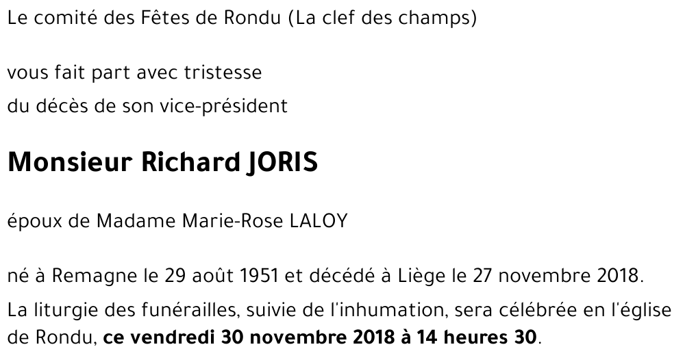 Richard JORIS