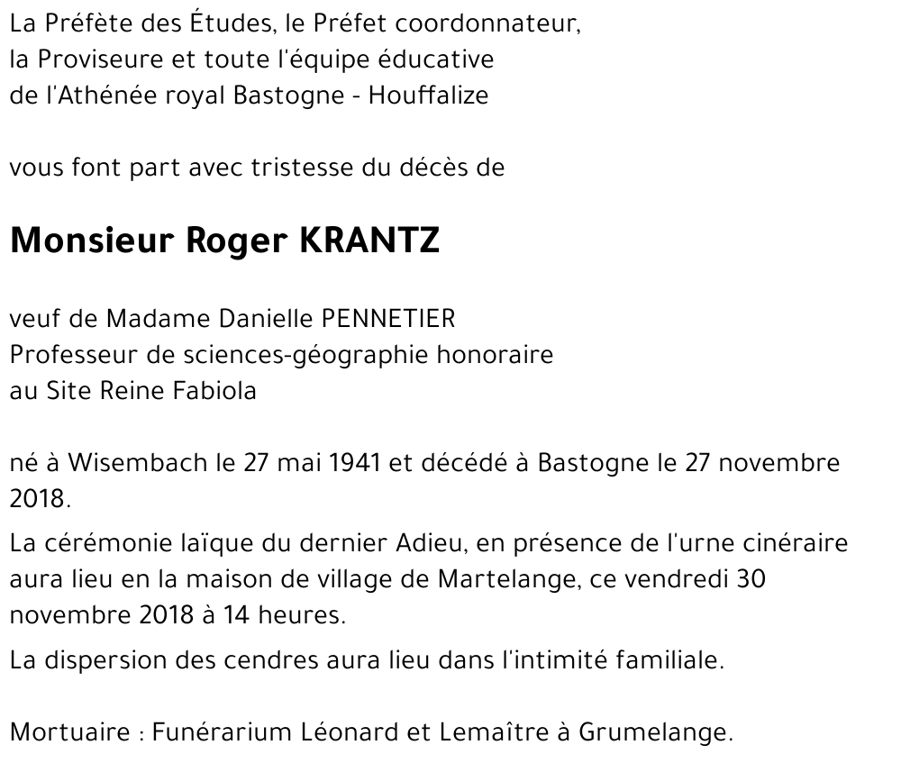 Roger KRANTZ