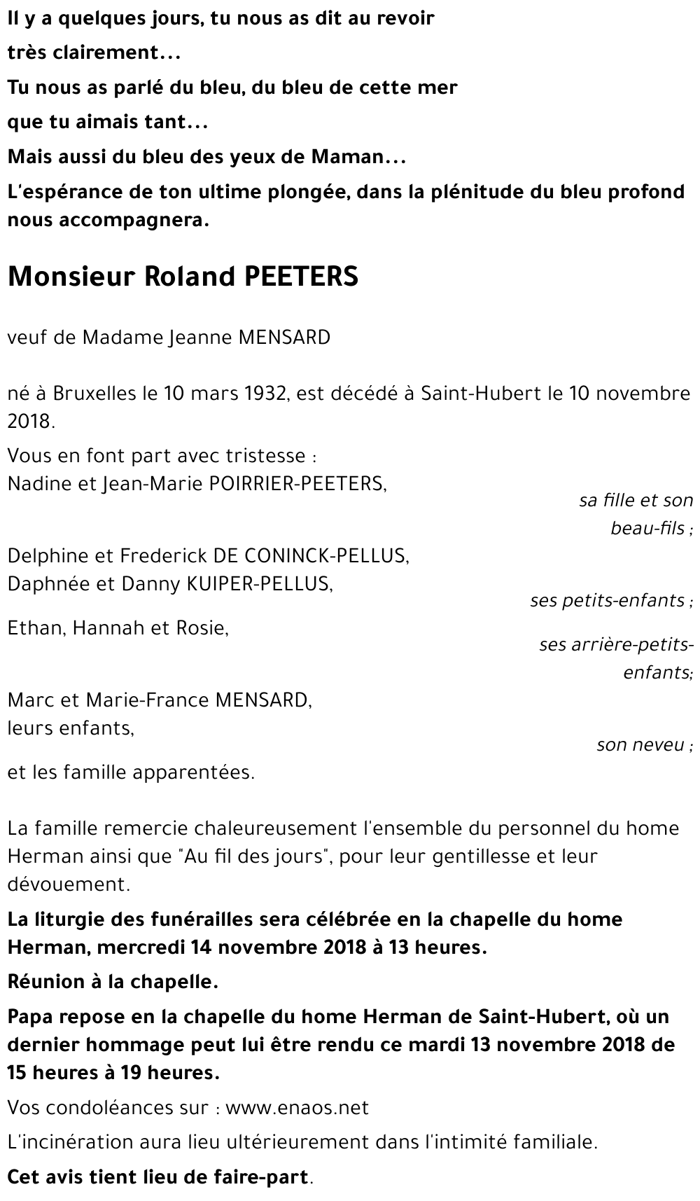 Roland PEETERS