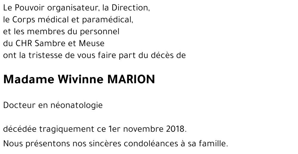 Wivinne MARION