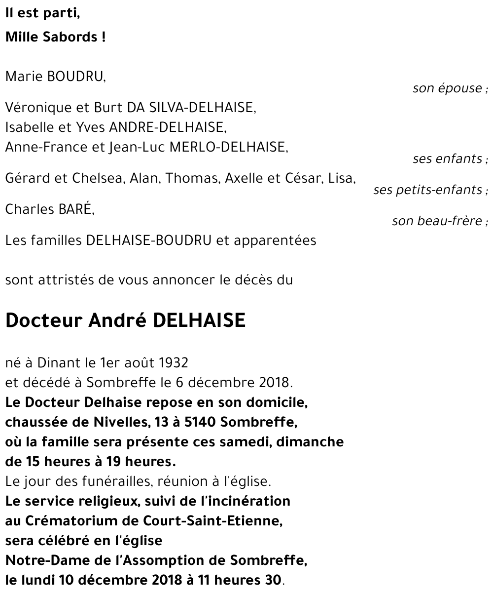 André DELHAISE