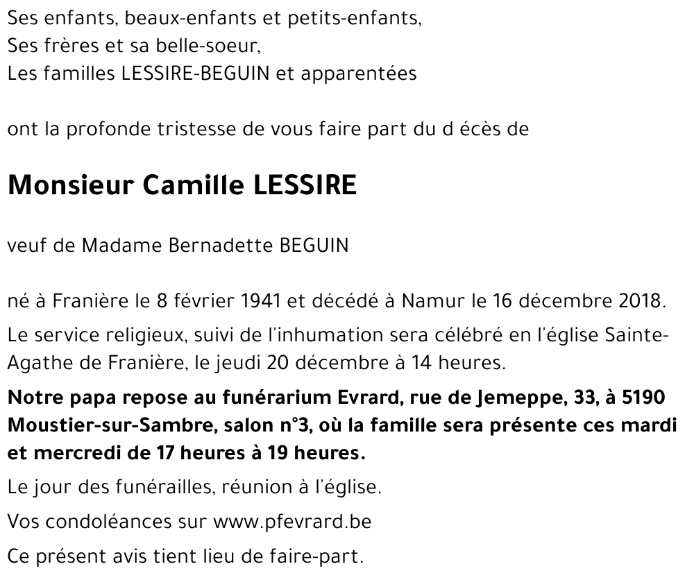 Camille LESSIRE