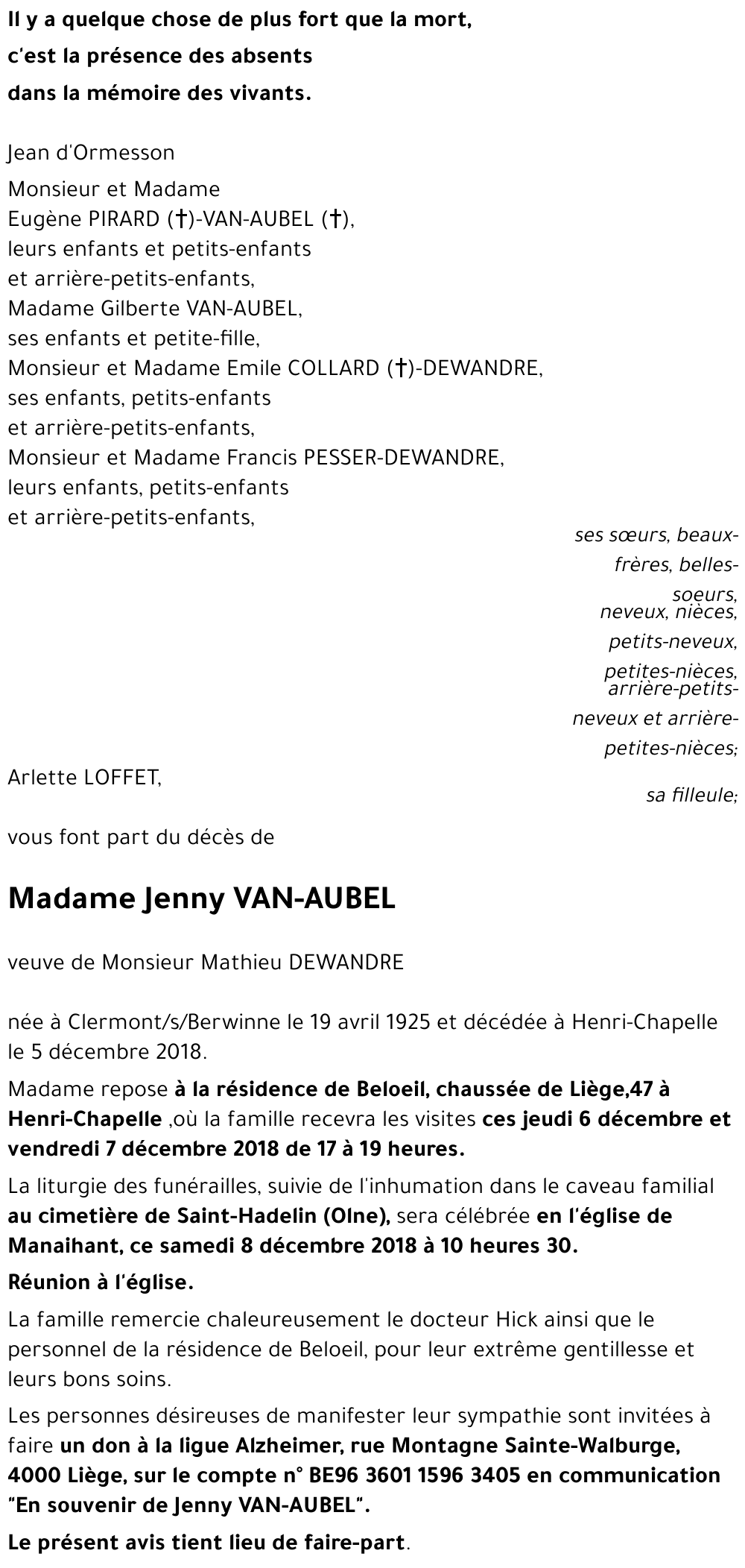 Jenny VAN-AUBEL