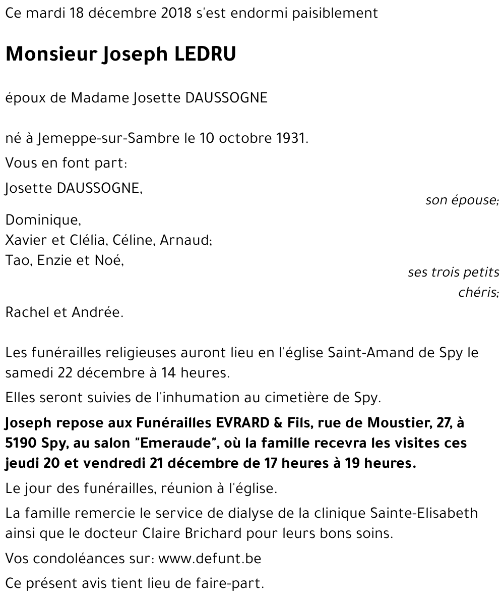 Joseph LEDRU