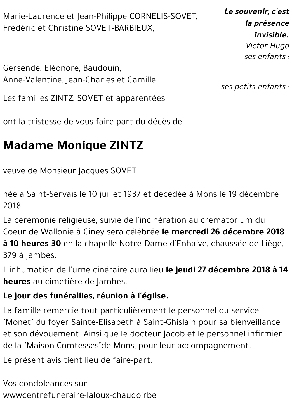 Monique ZINTZ