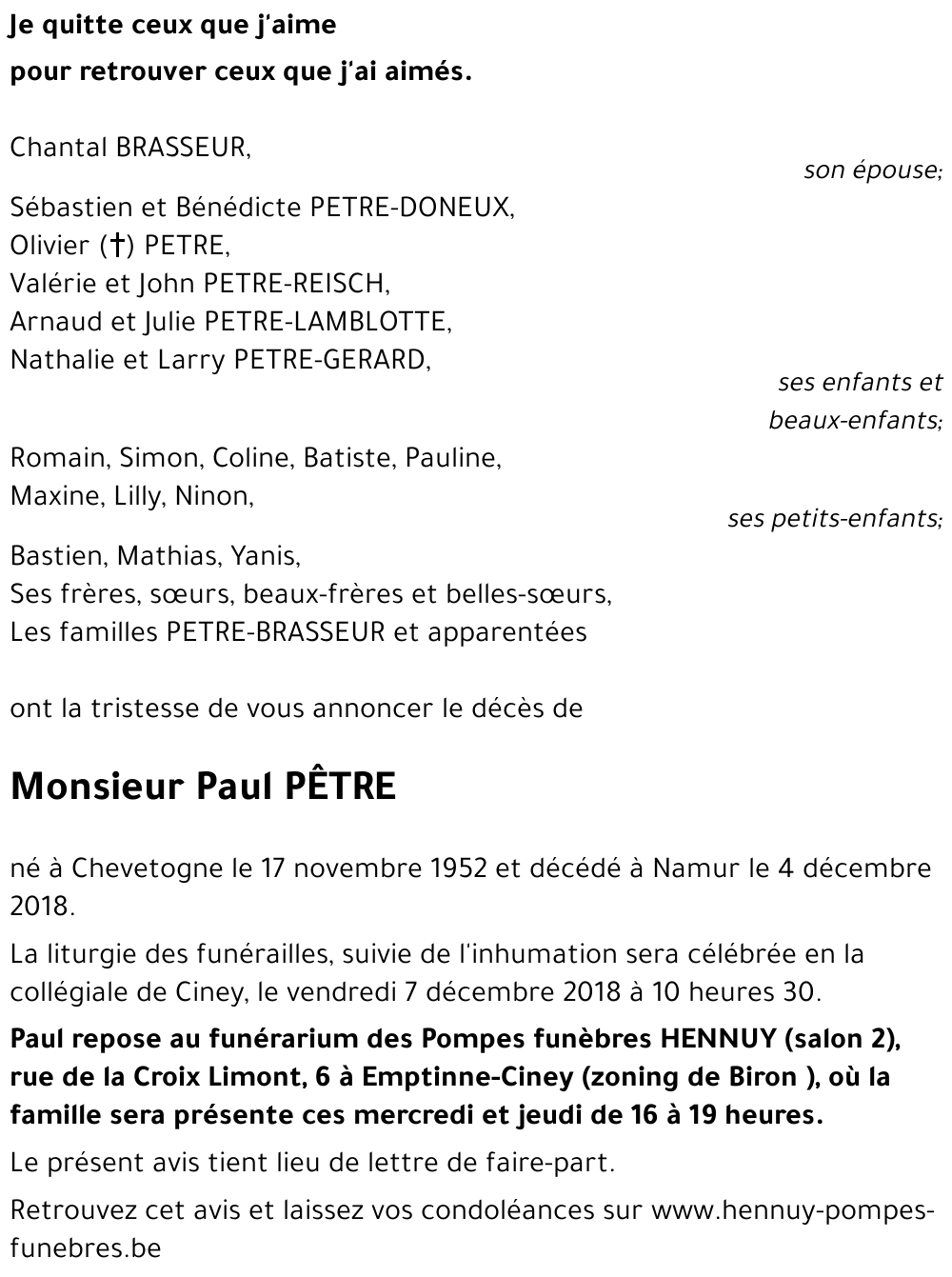 Paul PÊTRE