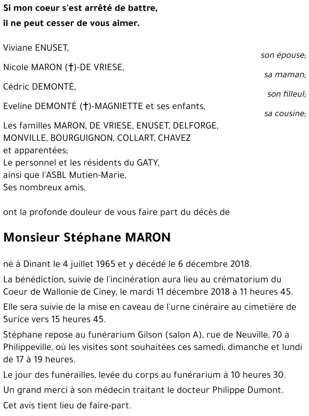 Stéphane MARON