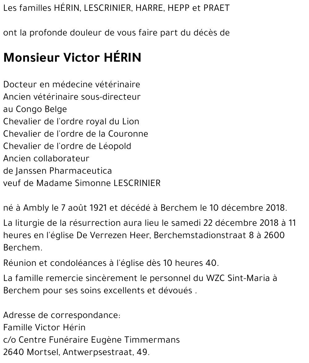 Victor HÉRIN