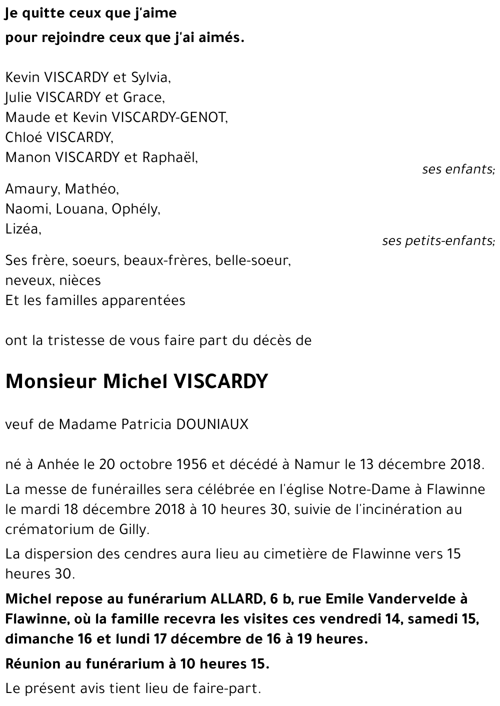 VISCARDY Michel