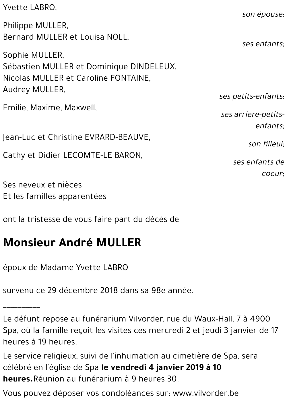 André MULLER