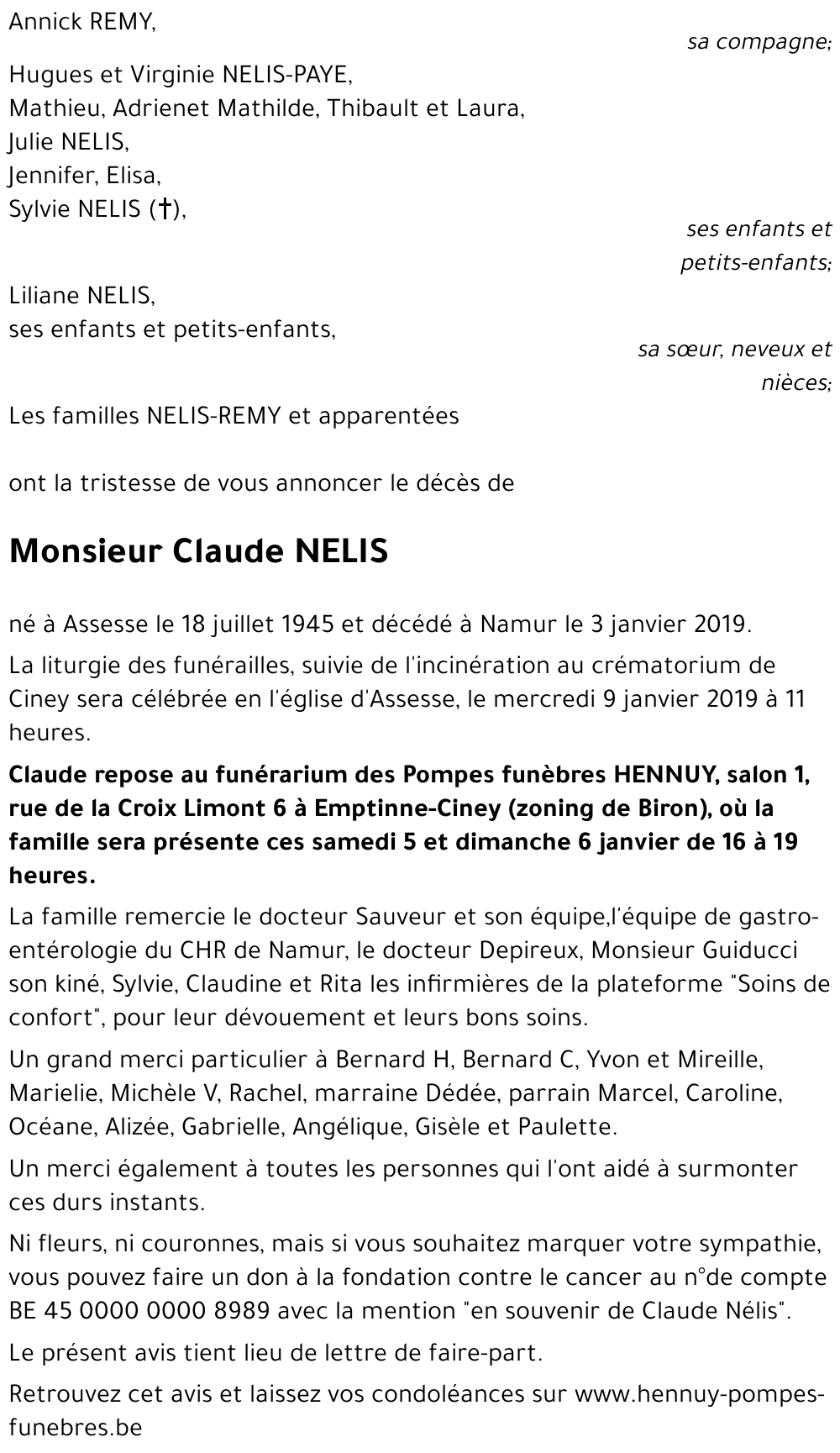 Claude NELIS