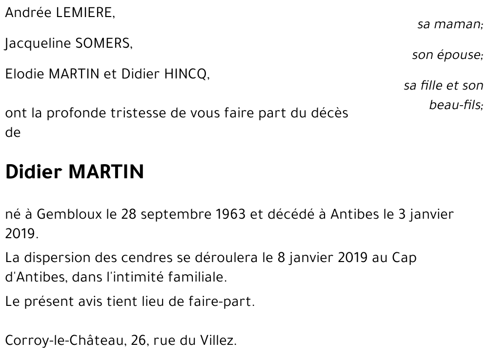 Didier MARTIN