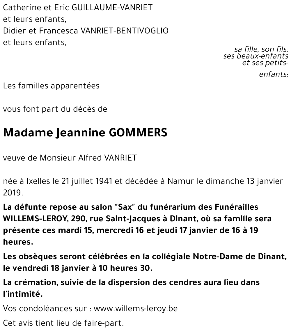 Jeannine GOMMERS