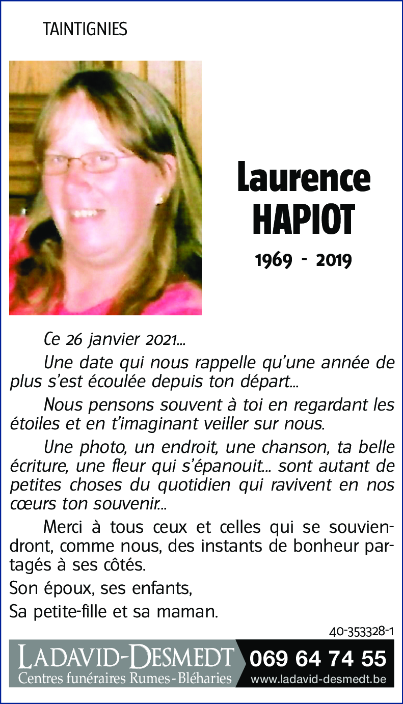 Laurence HAPIOT