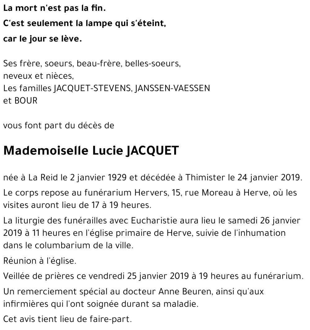 Lucie JACQUET