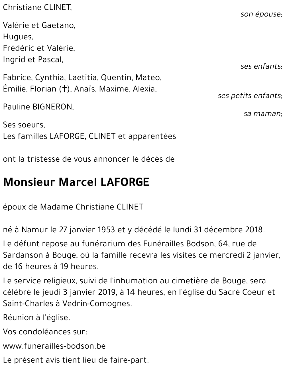 Marcel LAFORGE